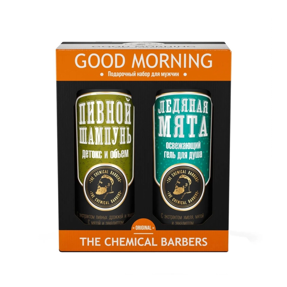 Набор подарочный для мужчин The Chemical Barbers Good Morning (Шампунь 350 мл + Гель для душа 350 мл)