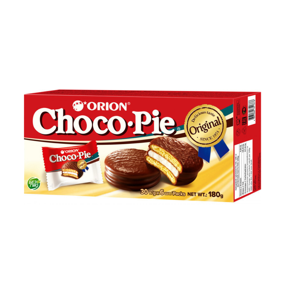 Пирожные Orion Чоко Пай 6 шт, 180 г