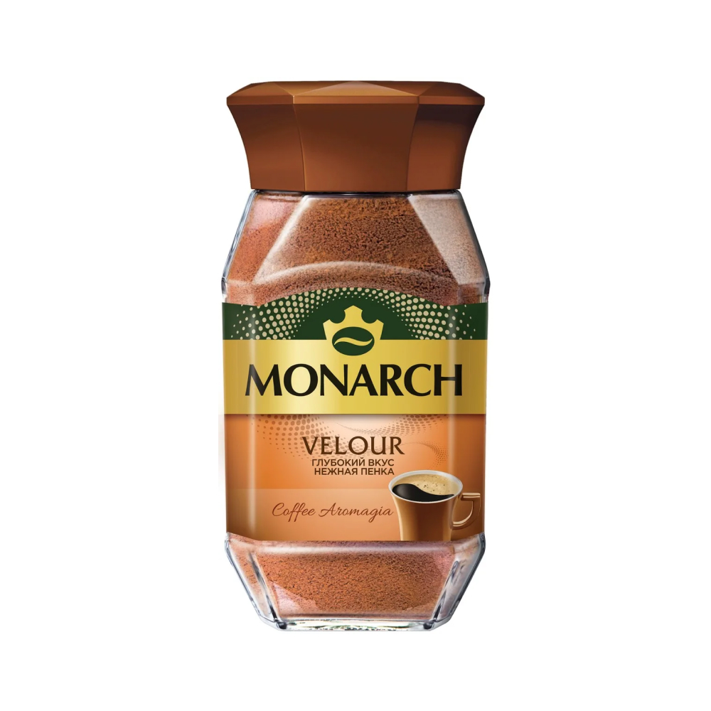 Кофе растворимый Monarch Velour порошкообразный, 95 г