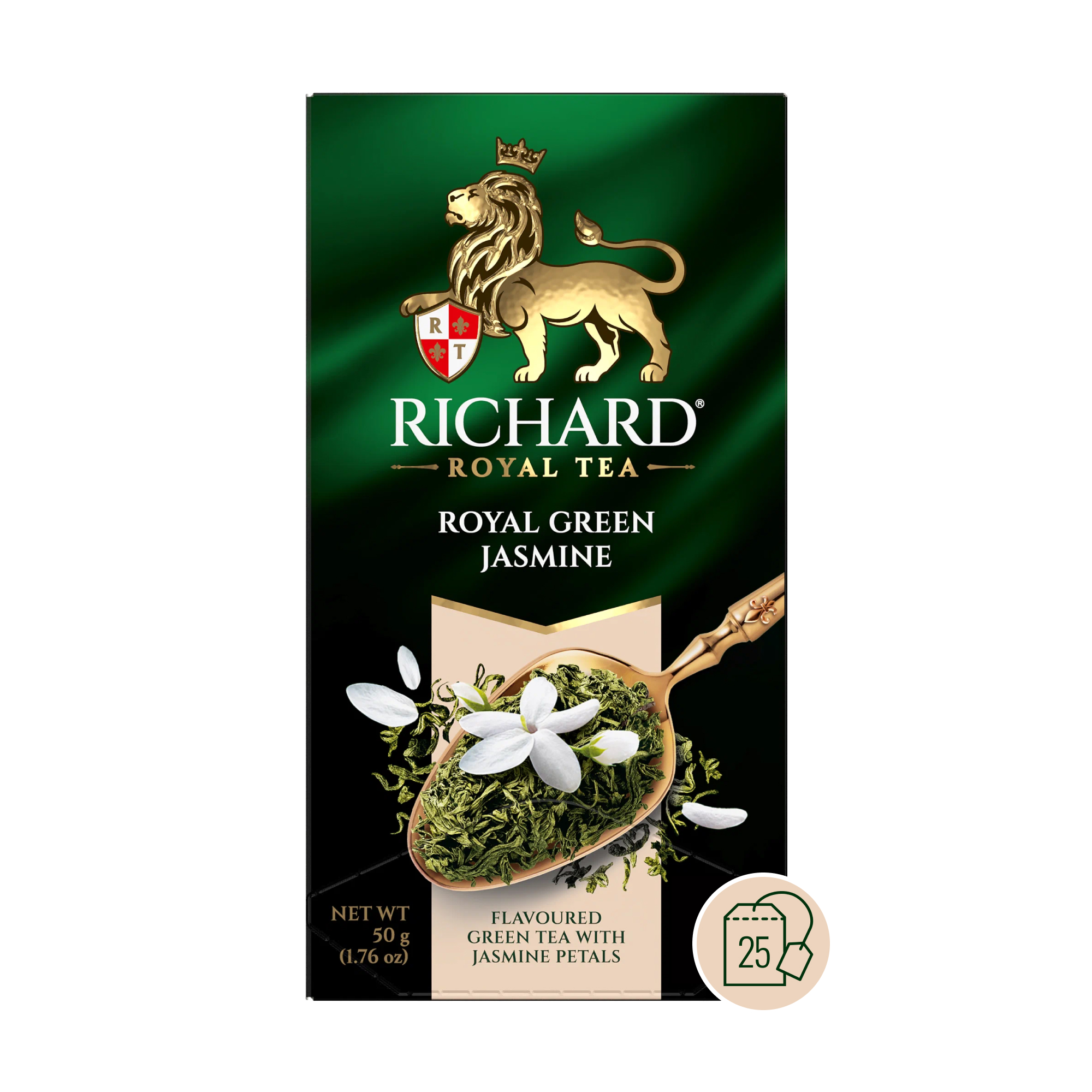Чай зелёный Richard Royal Green Жасмин, 25 п. // [12]