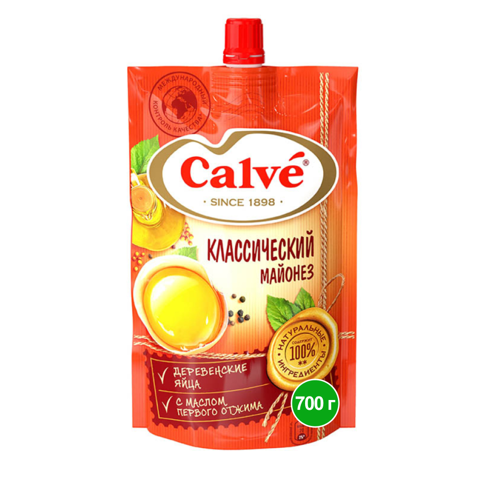 Майонез Calve Классический 50%, 700 г