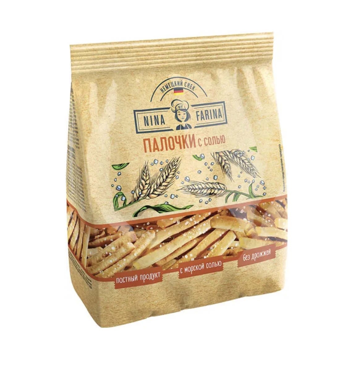 Бретцель палочки с солью Nina Farina 145 г