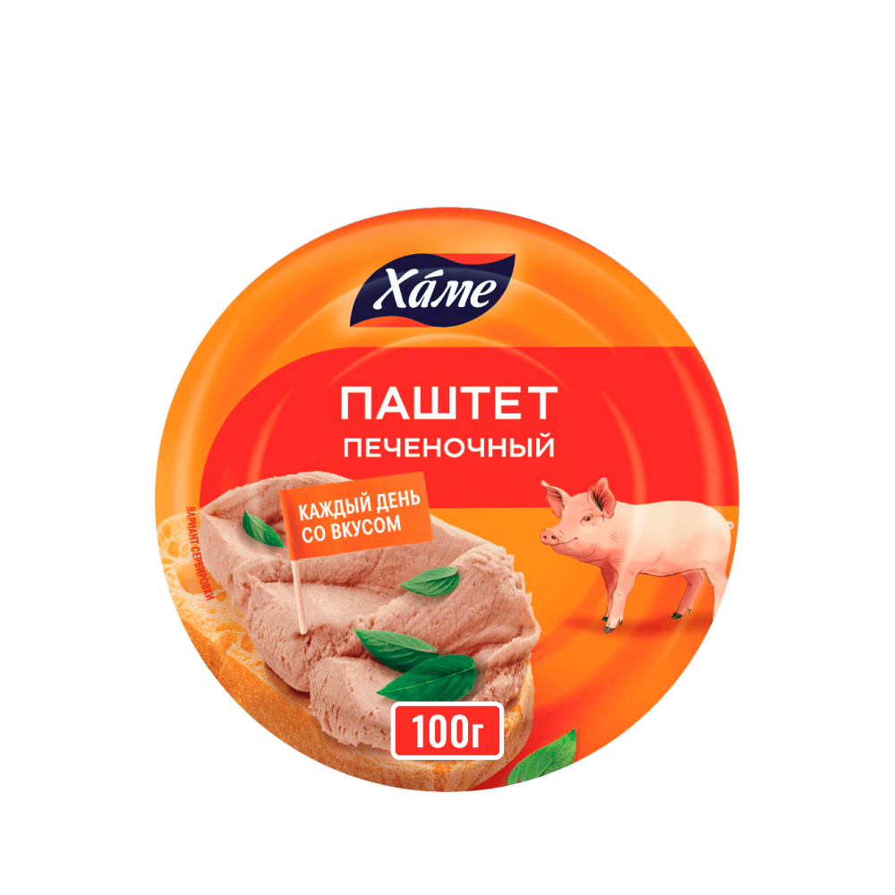 Паштет Hame с печеночный, 100 г