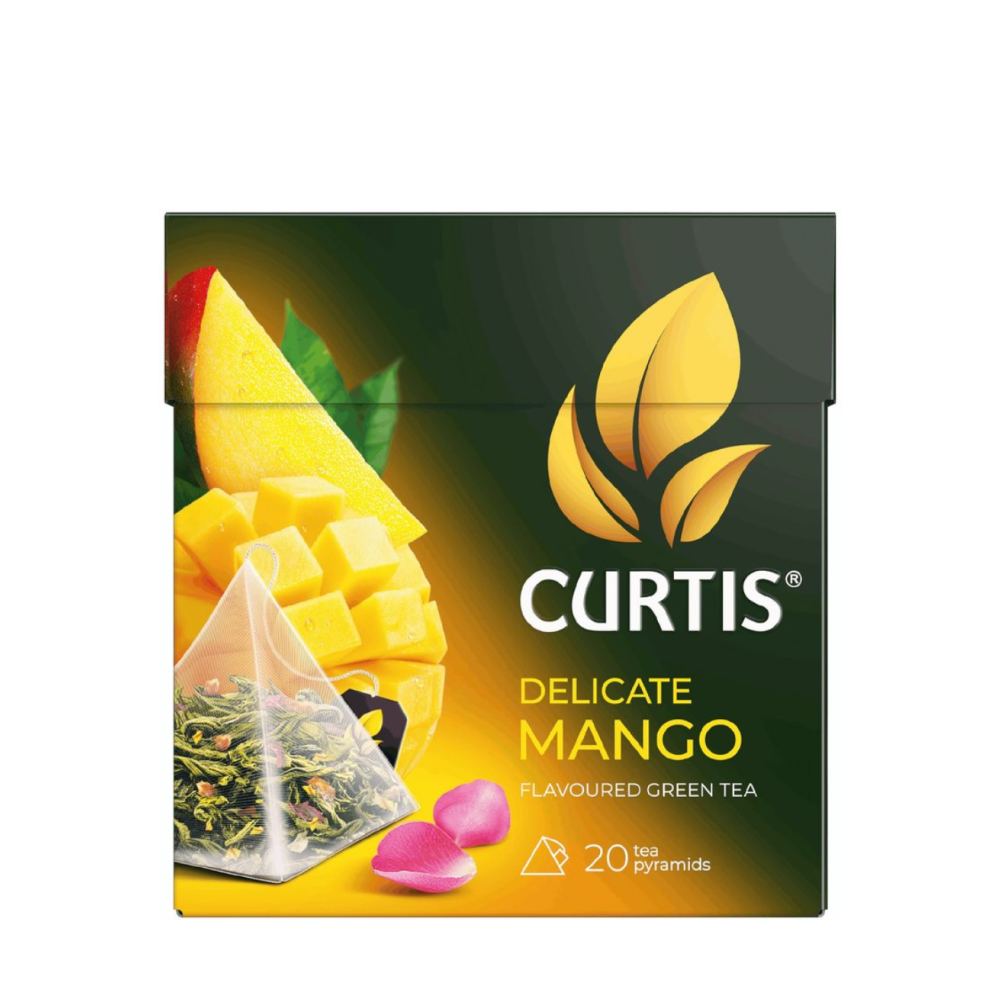 Чай зеленый Curtis Delicate Mango Нежный манго, 20 п