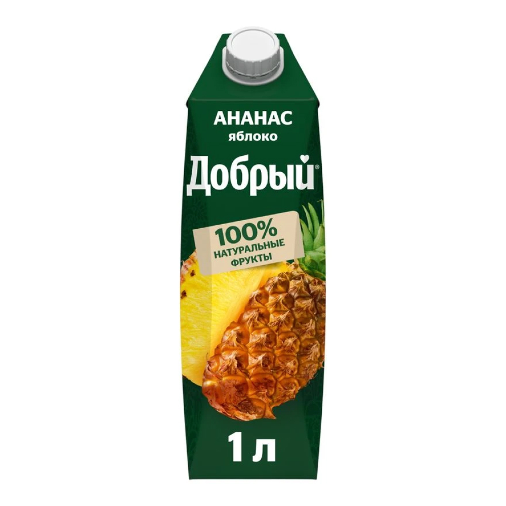 Сок Добрый Ананас яблоко , 1 л