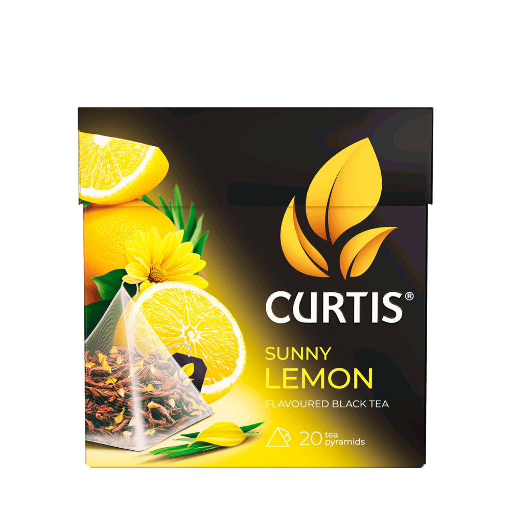 Чай черный Curtis Sunny Lemon с ароматом лимона, 20 п. // [12]