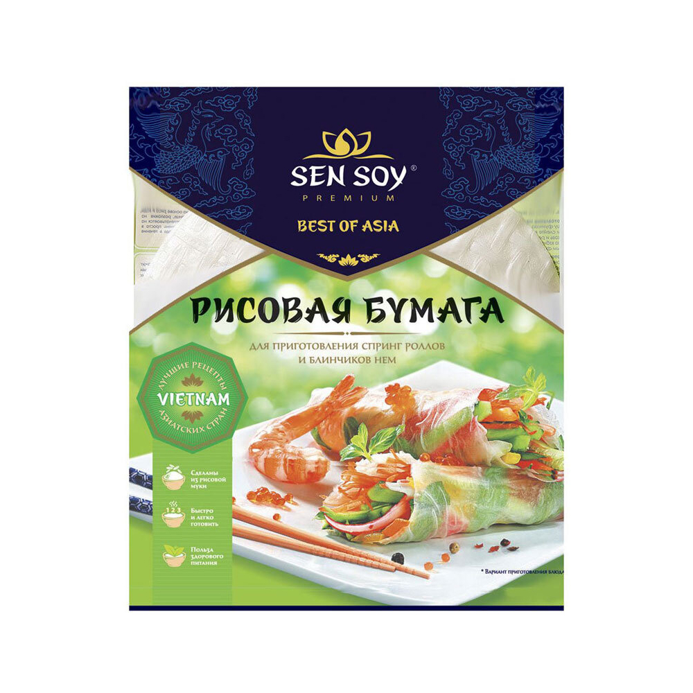 Бумага рисовая Sen Soy Премиум Крупная 100г // [18]