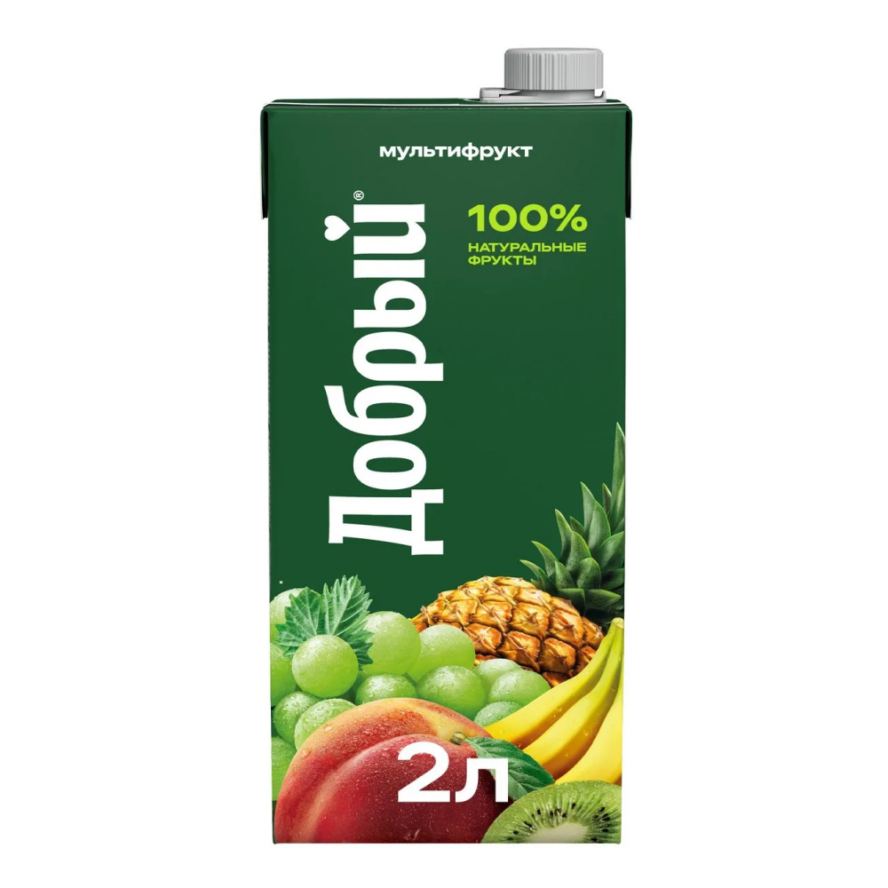 Сок Добрый Мультифрукт, 2 л