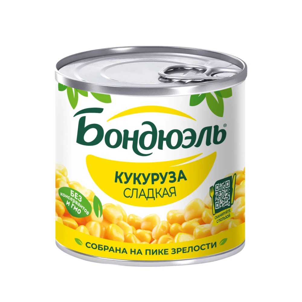 Кукуруза сладкая Бондюэль, 425 мл *