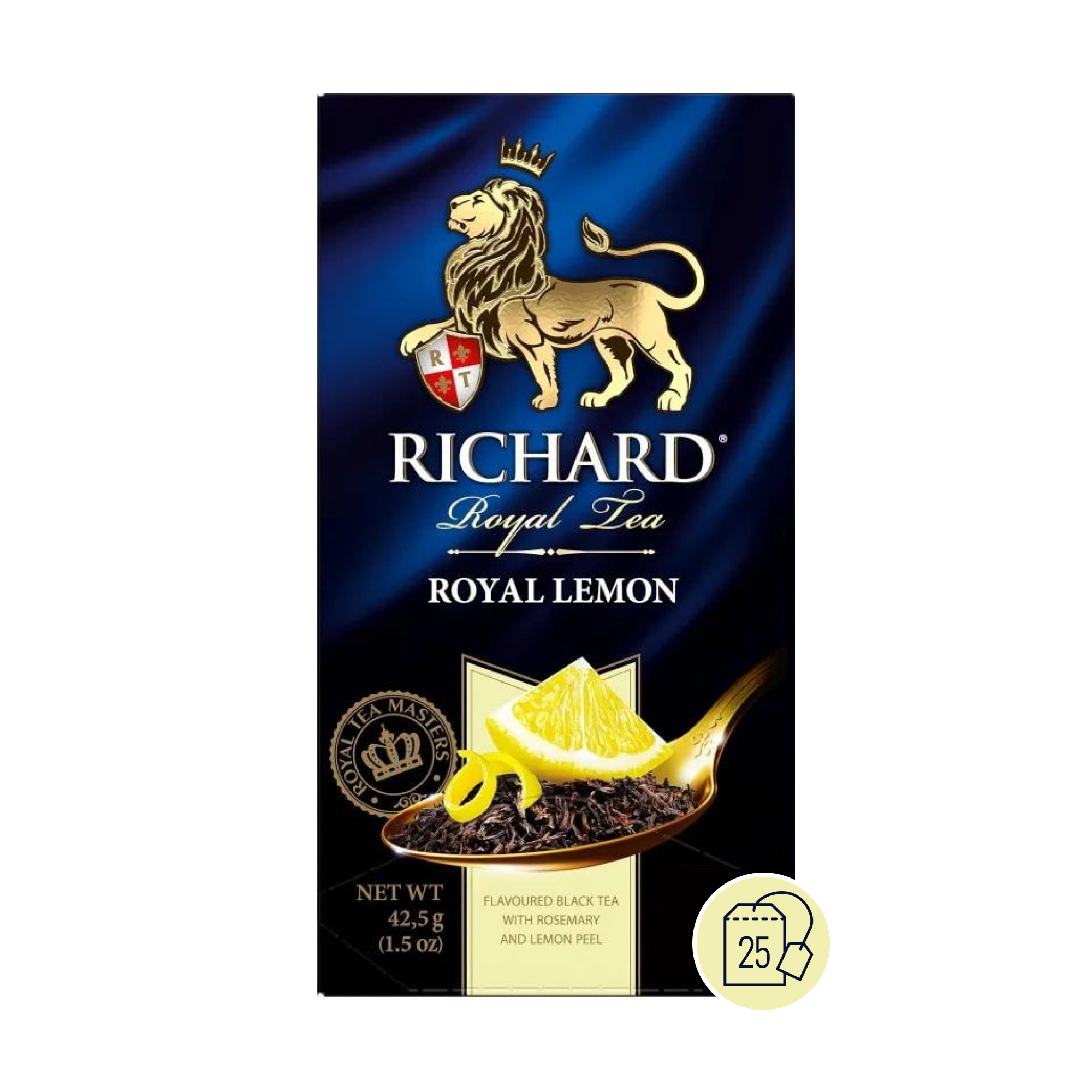 Чай черный Richard Royal Lemon с ароматом лимона, 25 п. // [12]