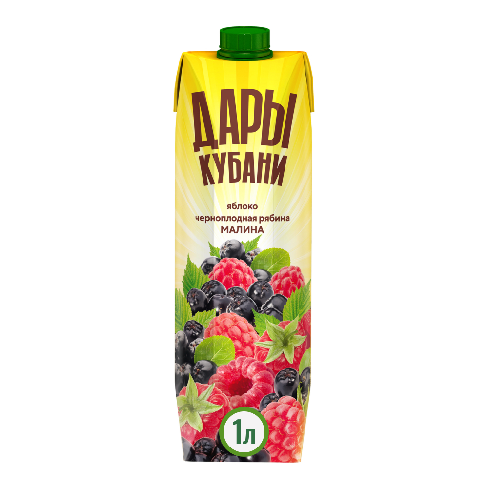 Нектар Дары Кубани Рябина Малина, 0,95 л