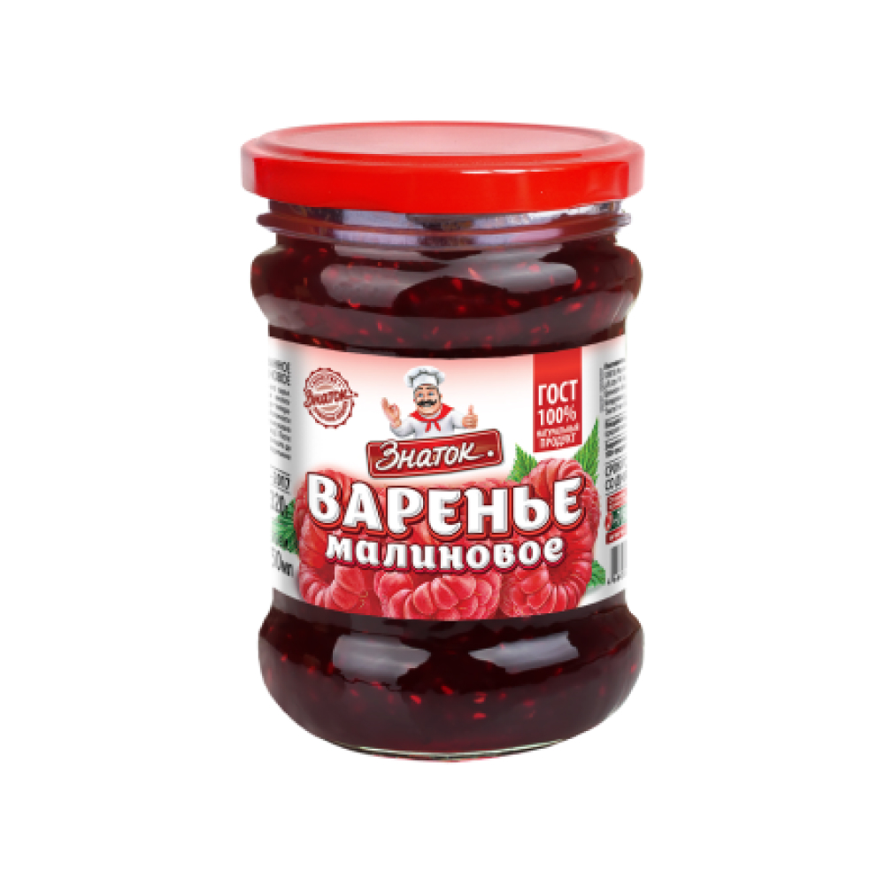 Варенье малиновое Знаток, 320 г