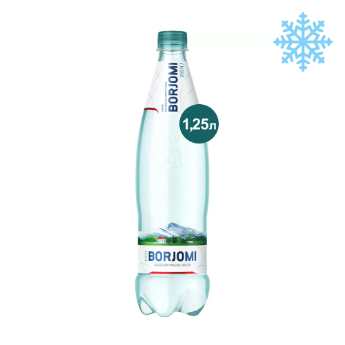 Вода минеральная Borjomi с газом 1,25 л