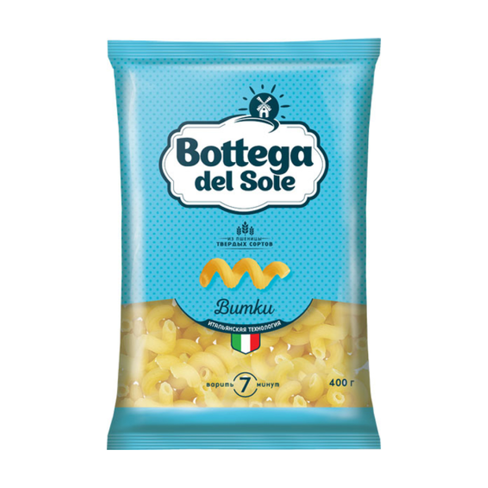 Макароны Bottega del sole витки, 400 г