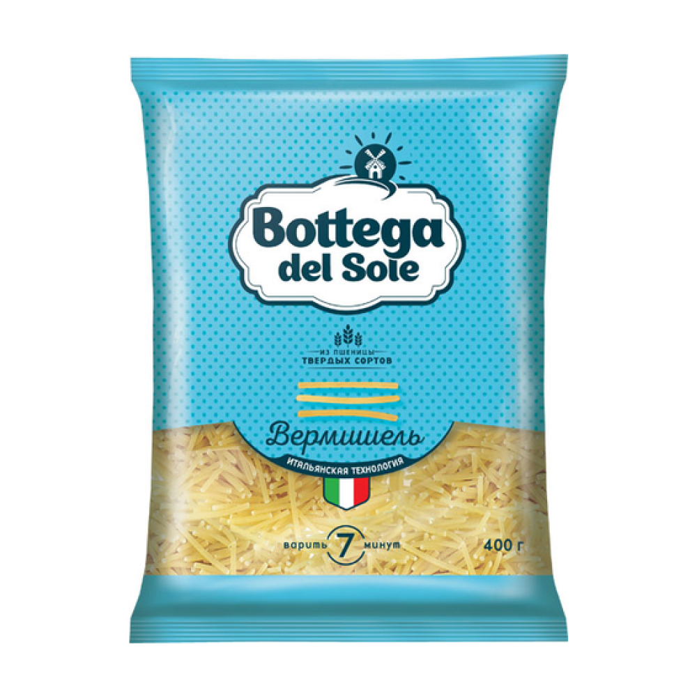 Макароны Bottega del Sole Вермишель, 400 г