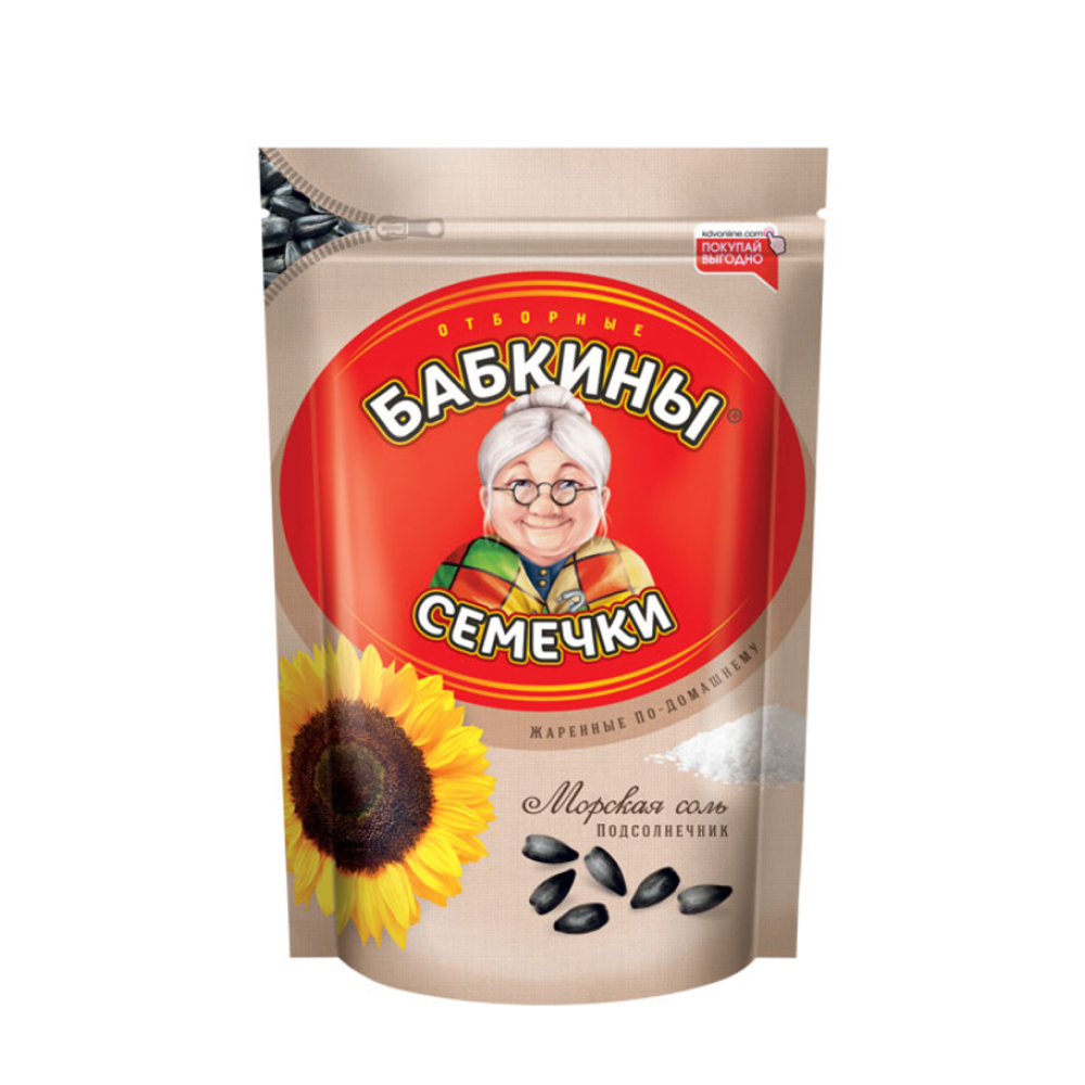 Семечки Бабкины жареные, соленые, 300 г