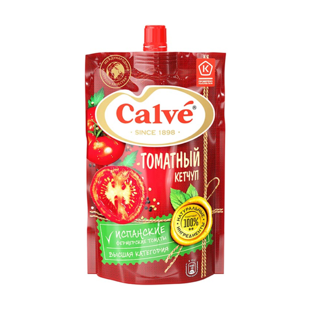 Кетчуп Calve Томатный, 350г
