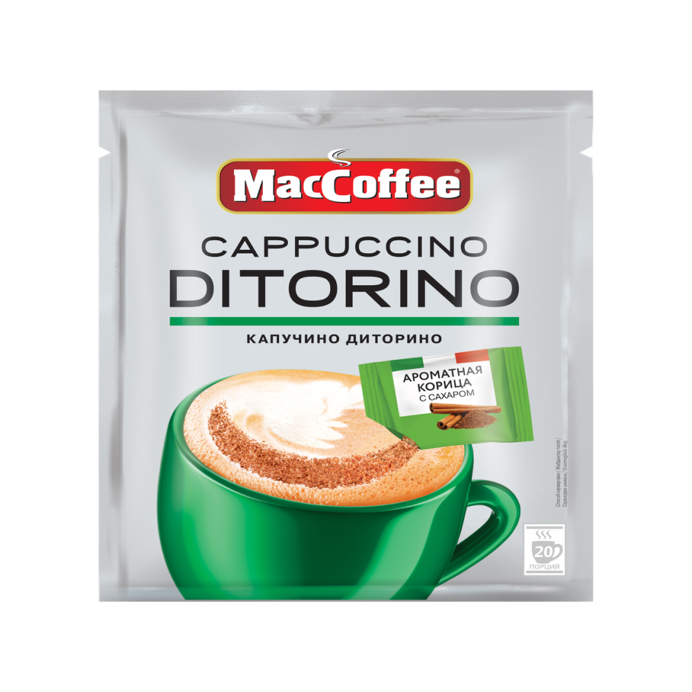 Кофе капучино MacCoffe с корицей, 25,5 г