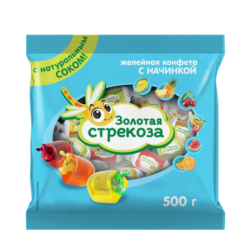 Конфеты Золотая стрекоза, 500 г
