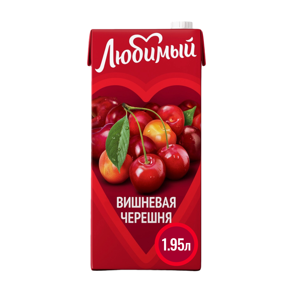 Нектар Любимый Вишневая черешня, 1.93 л