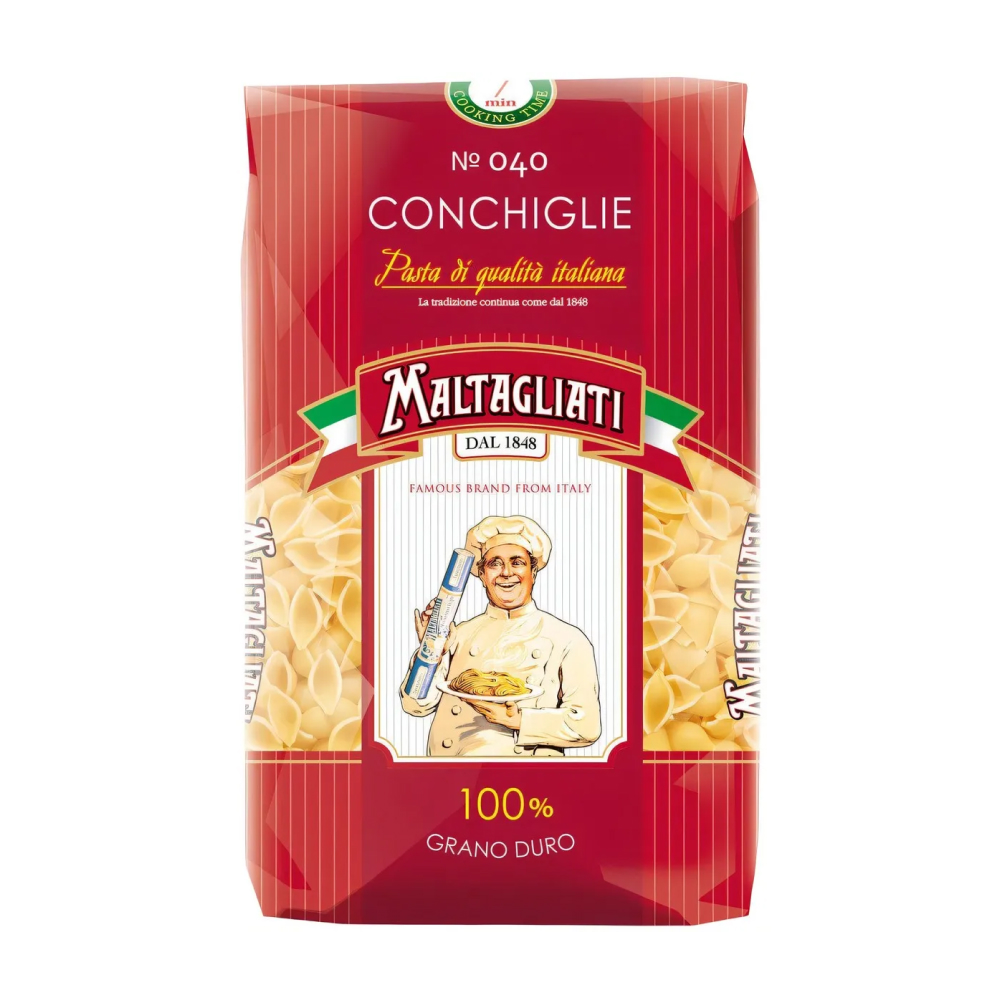 Макаронные изделия Maltagliati Ракушка мелкая, 450 г