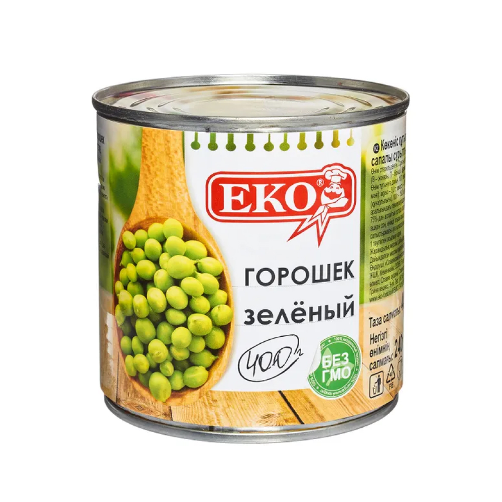 Горошек консервированный ЕКО, 400 г