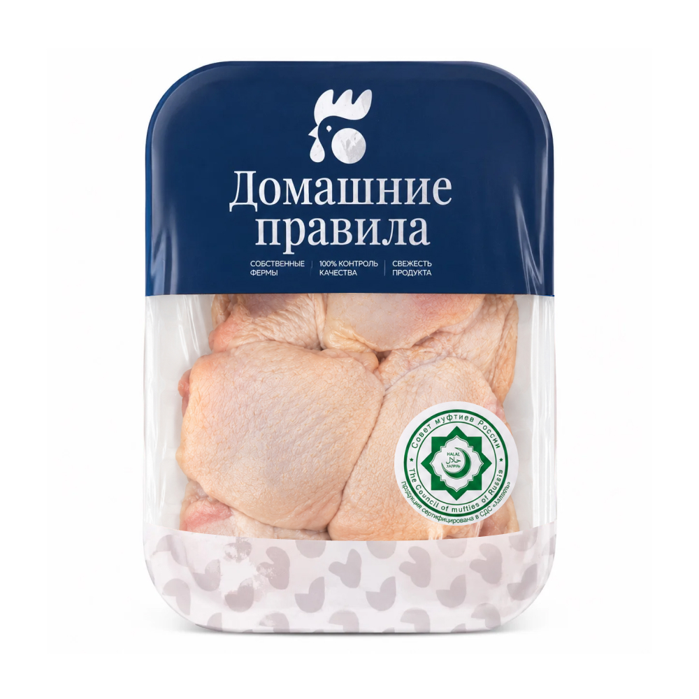 Бедро куриное Домашние правила Халяль замороженное, 950 г