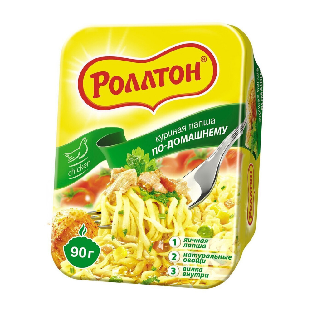 Лапша Роллтон по-домашнему Курица 90г