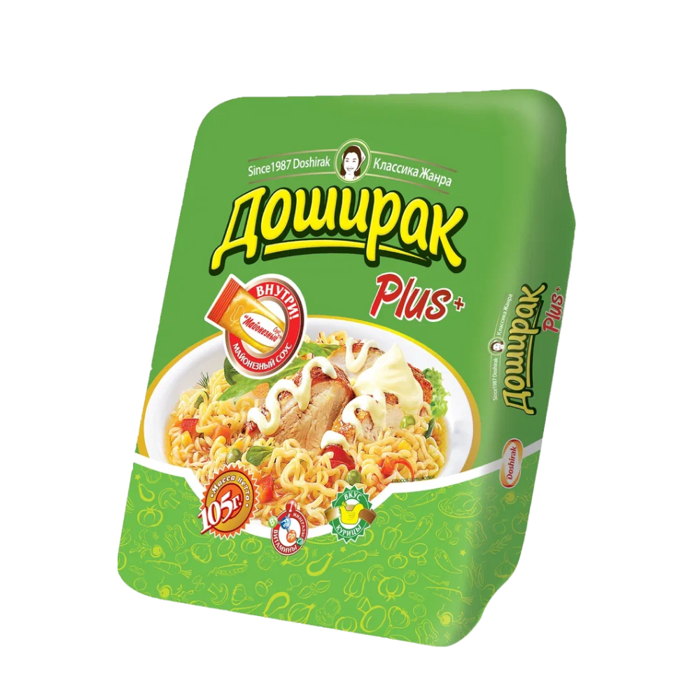 Лапша Доширак Плюс Курица, 105 г