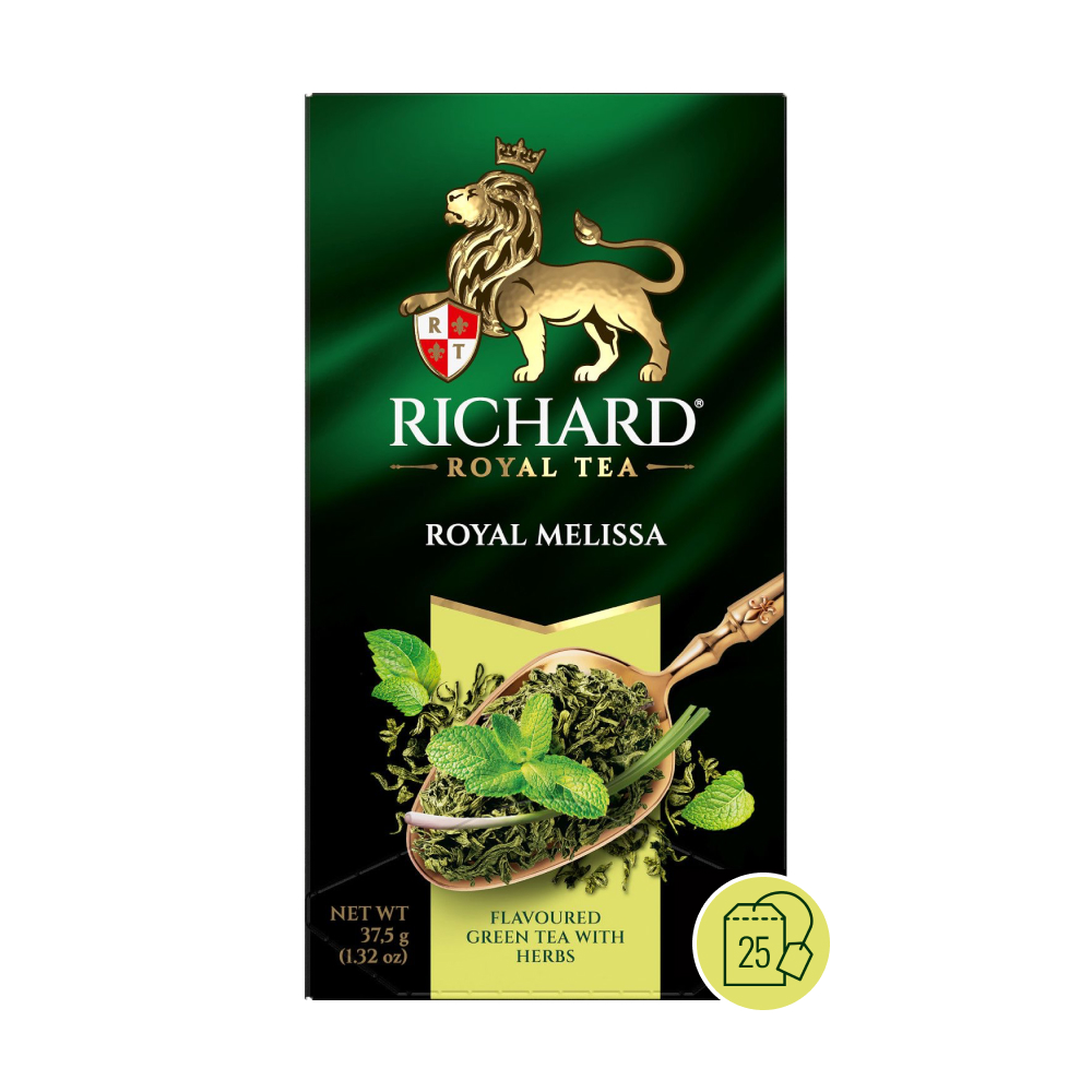 Чай зелёный Richard Royal Melissa, 25 п