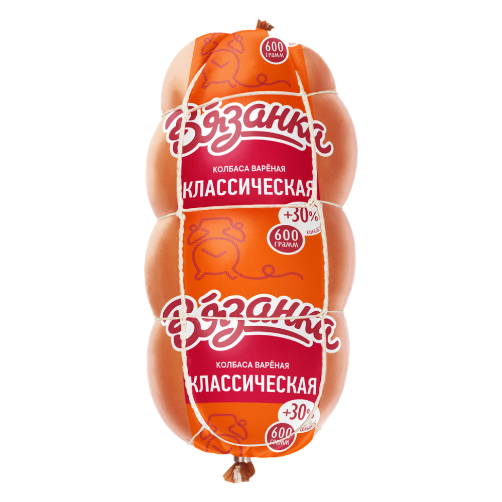 Колбаса вареная Вязанка Классическая, 0,6 кг