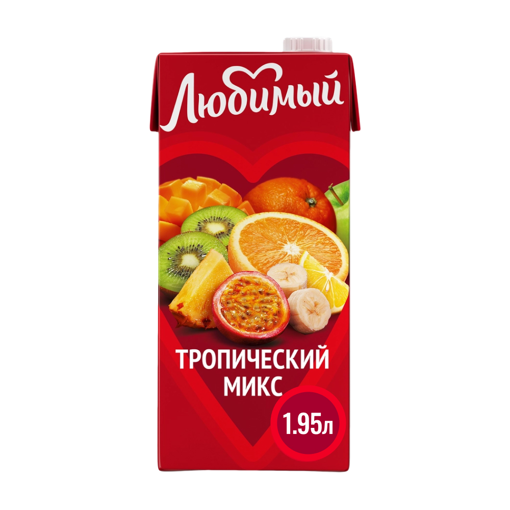 Нектар Любимый Тропический микс, 1.93 л