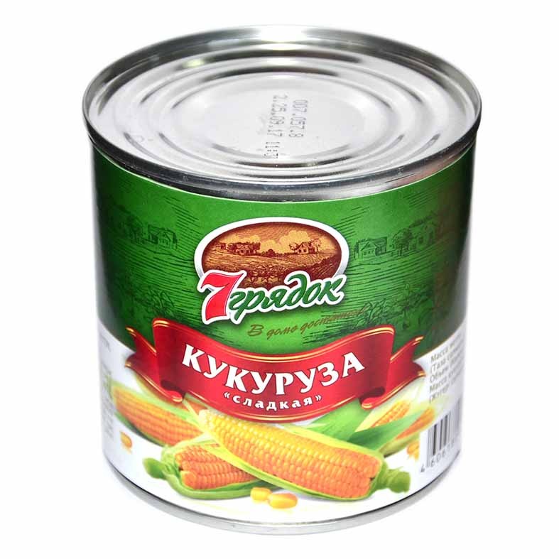 Кукуруза 7 грядок сладкая, 400 г