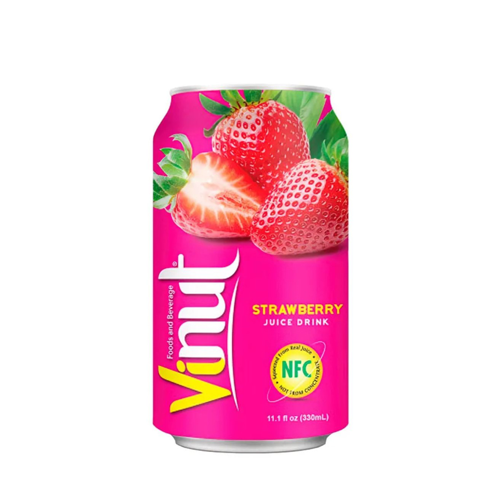 Сок Vinut Вьетнамский со вкусом клубники, 330 мл