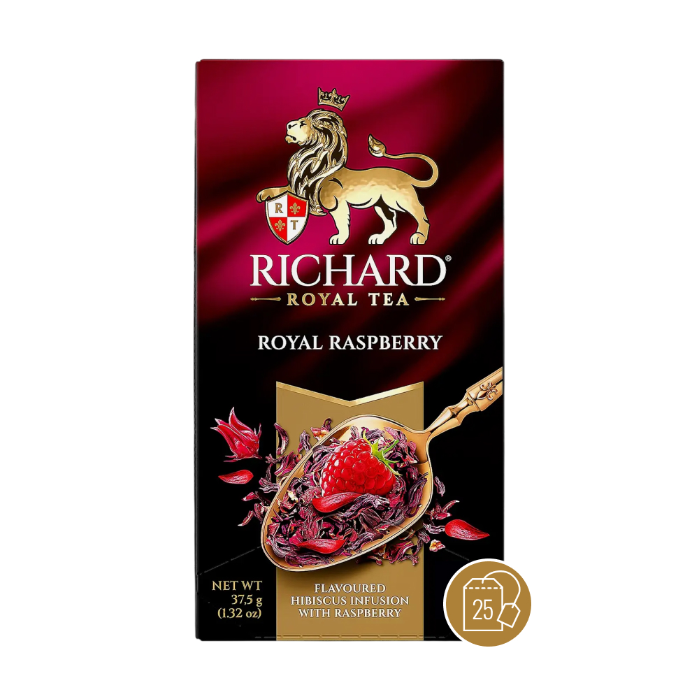 Чай фруктово-травяной Richard Royal Raspberry, 25 п