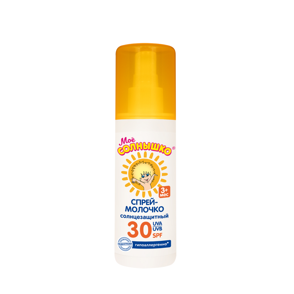 Спрей-молочко Мое солнышко солнцезащитный SPF 30, 100 мл