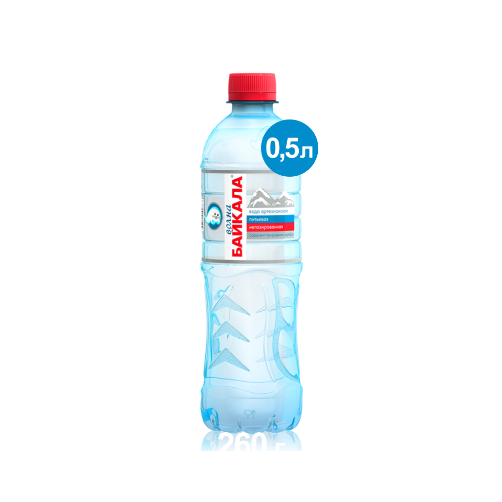 Вода Волна Байкала не газированная, 0,5 л