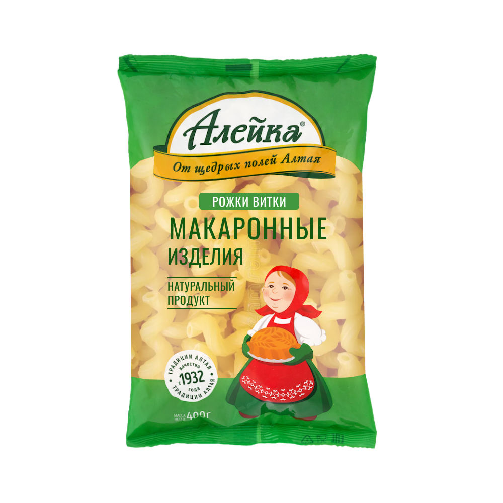 Макаронные изделия Алейка Витки, 400 г