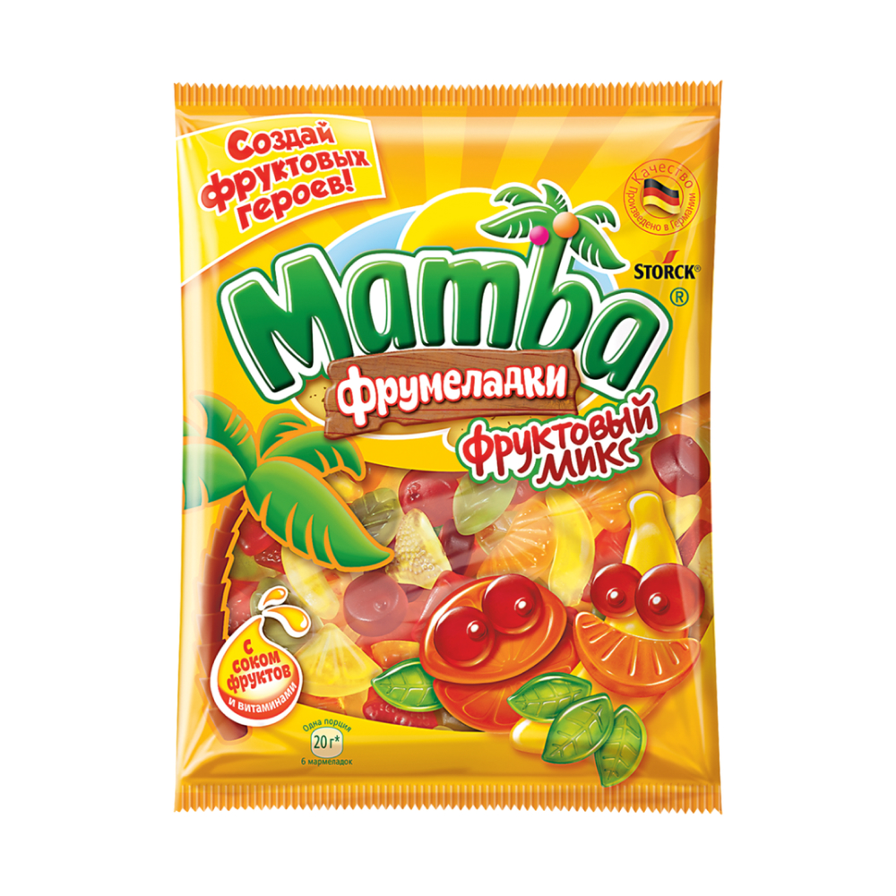 Мармелад Мамба Фруктовый микс, 140 г