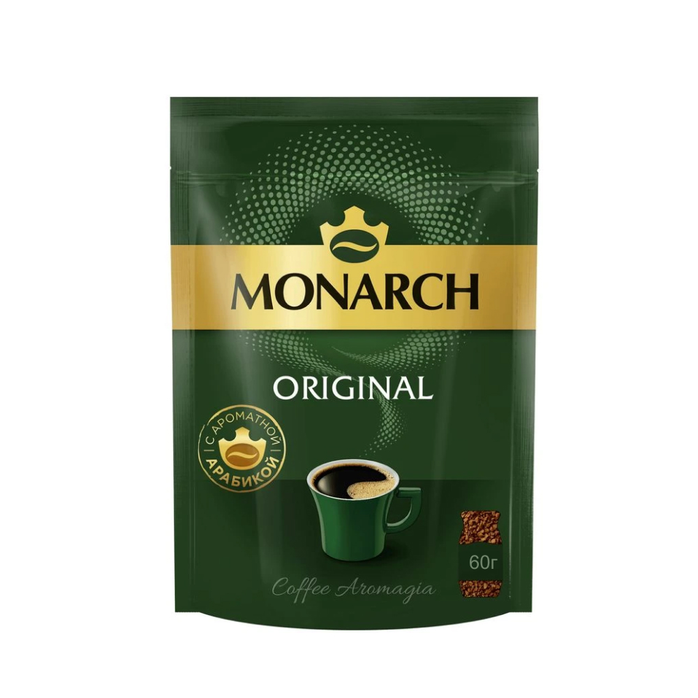 Кофе растворимый Monarch Original сублимированный, 60 г
