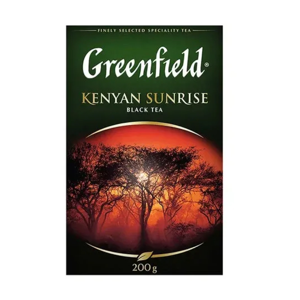 Чай черный Greenfield Kenyan sunrise листовой, 200 г