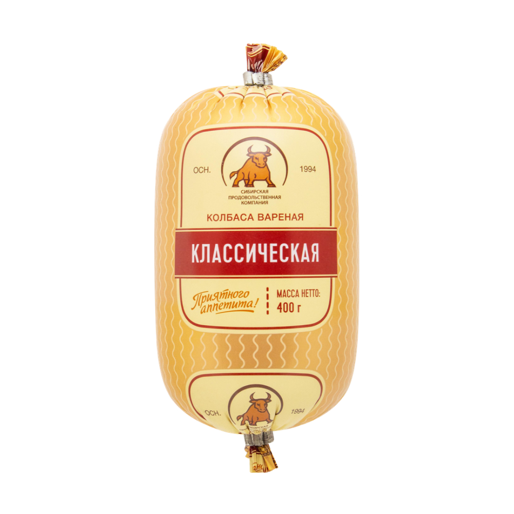 Колбаса вареная Сибирский ПК Классическая, 400 г