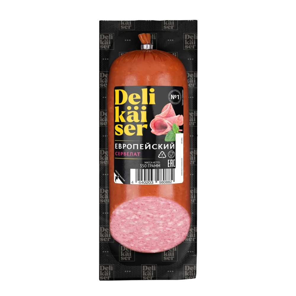 Сервелат Delikaiser Европейский в/к, 350 г