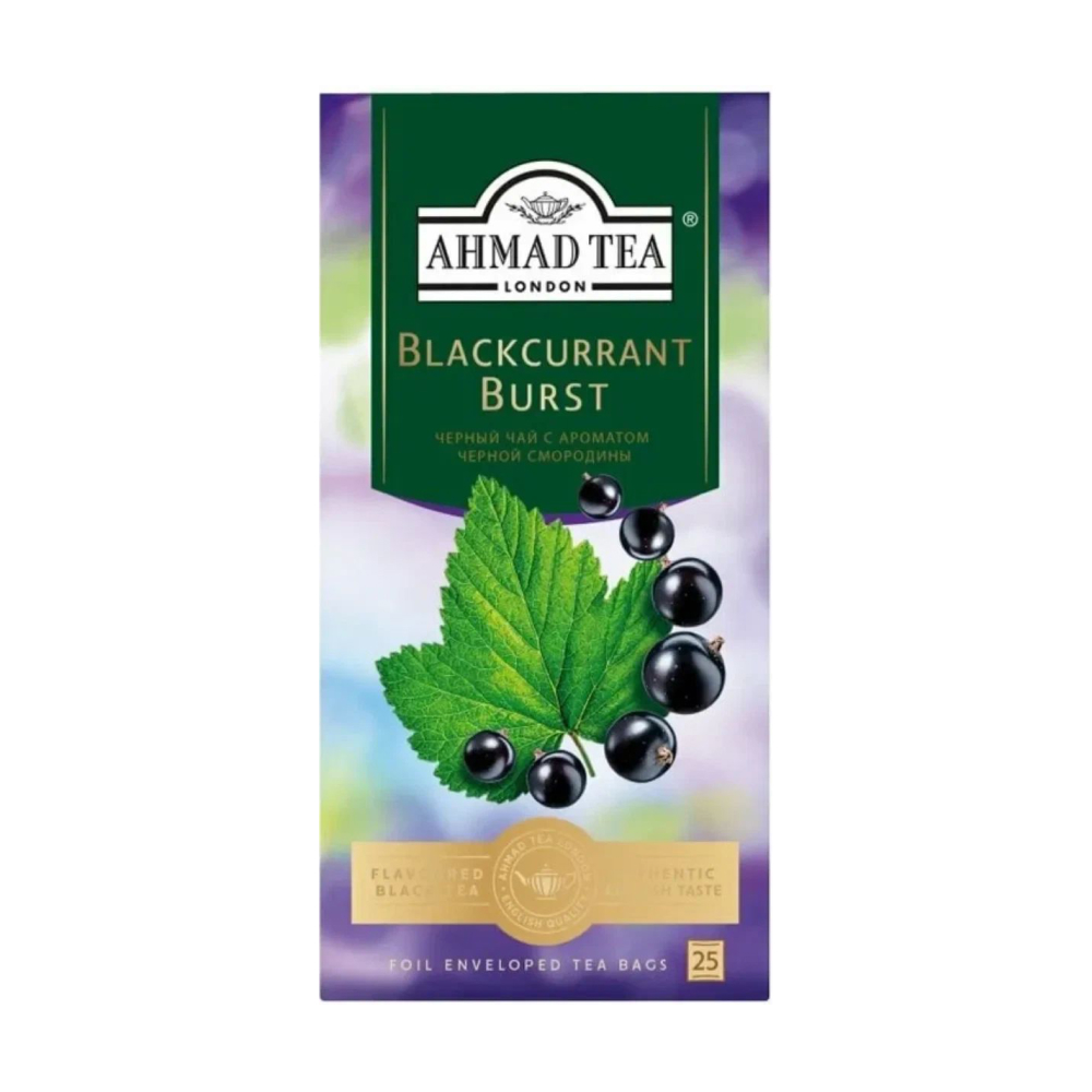 Чай черный Ahmad Tea с ароматом черной смородины, 25 п