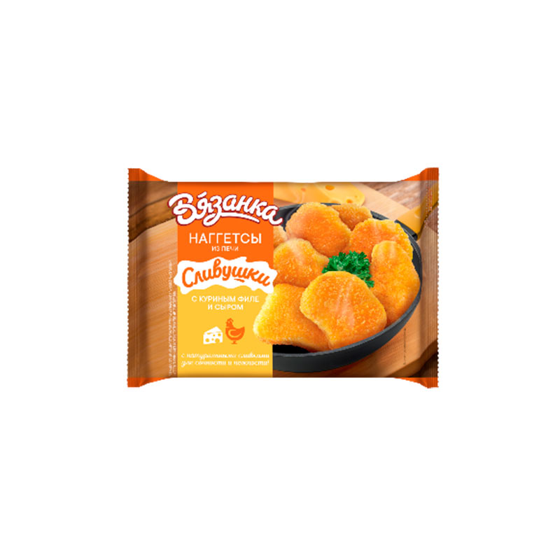 Наггетсы Вязанка с куриным филе и сыром, 250 г