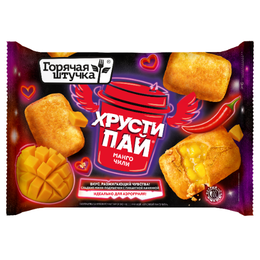 Хрустипай Горячая штучка манго-чили, 180 г