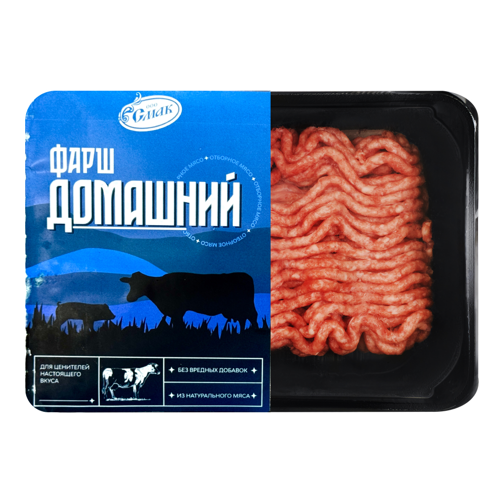Фарш ООО Смак Домашний замороженный, 500 г