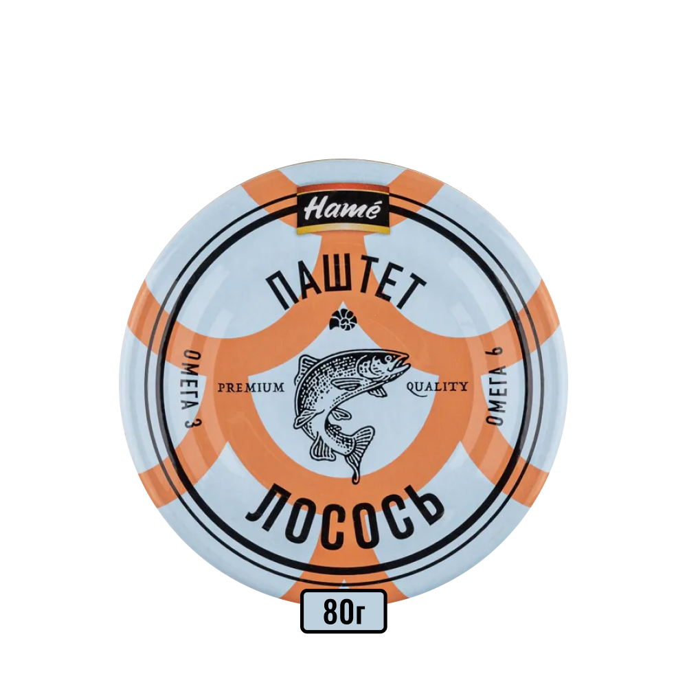 Паштет Hame из лосося с ароматом копчения, 80 г
