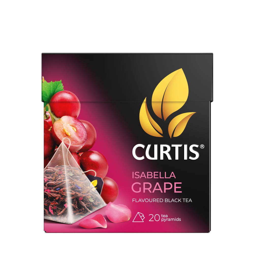 Чай черный Curtis Isabella Grape с виноградом, 20 п