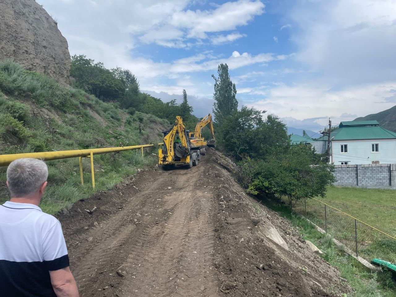Минэнерго РД проверило ход строительства газопровода в Ахтынском и Рутульском районах